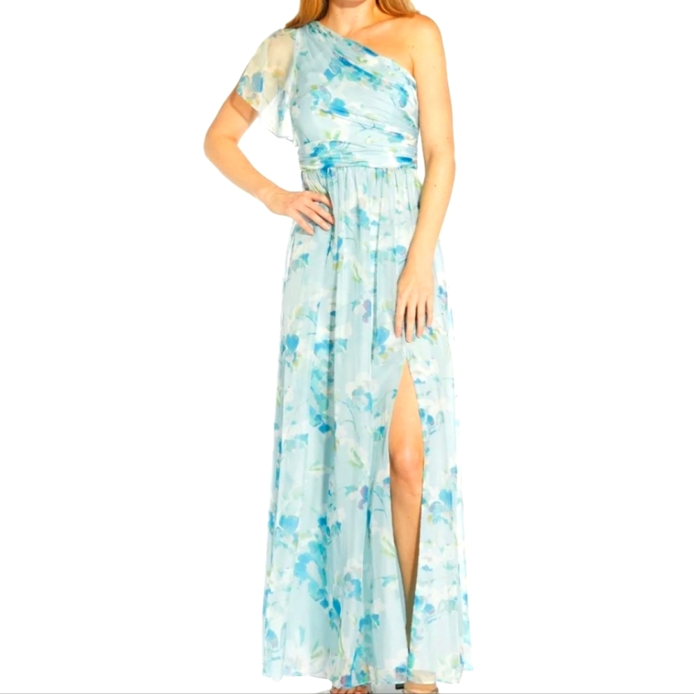 Adrianna Papell chiffon dress